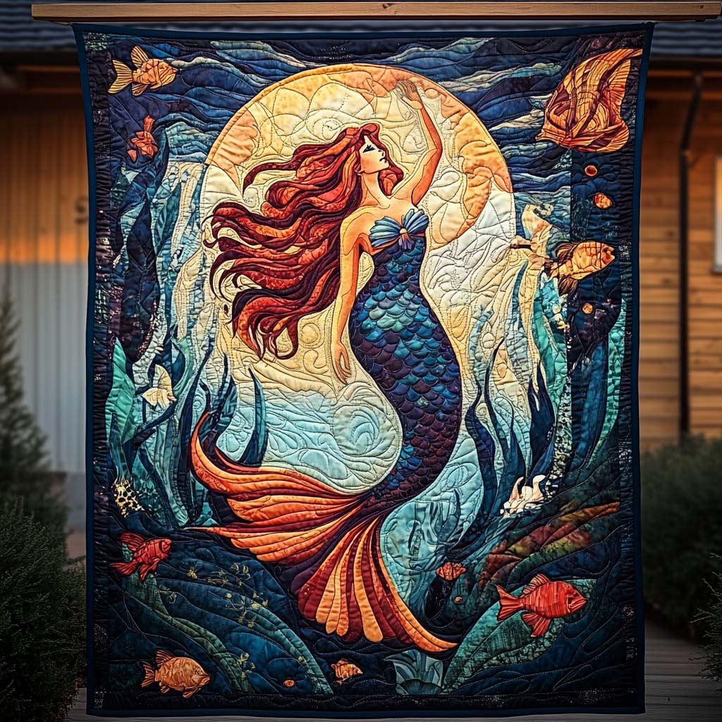 Måneskinnet Hav Skønhed Quilted Tæppe