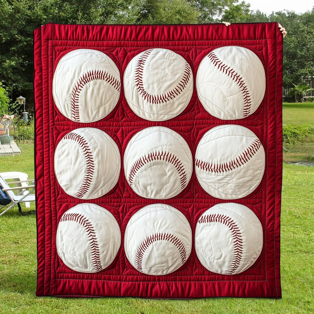 Ninth Inning Quiltet Tæppe