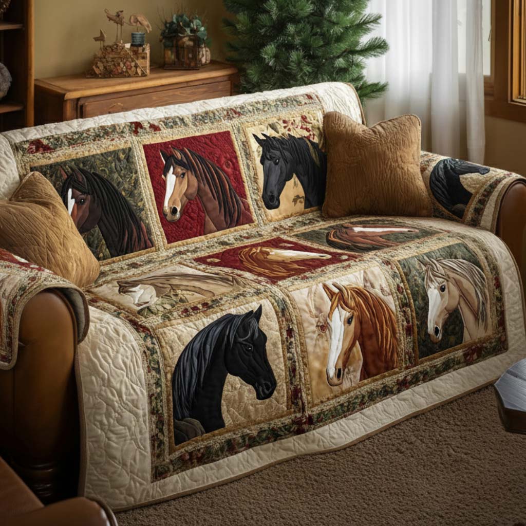 Noble Stallion Polstret Sofa Dække