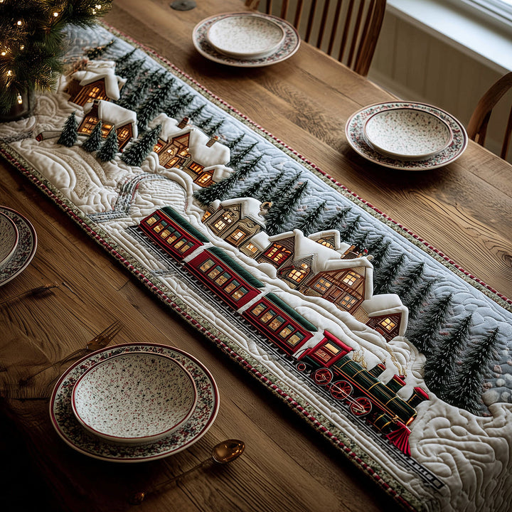 Vinter Tog Quilted Bordløber
