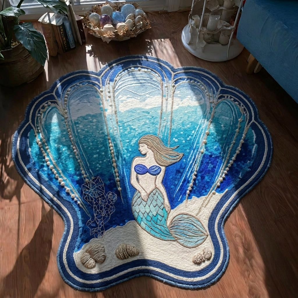 Ocean Whisper Specialformet Tæppe
