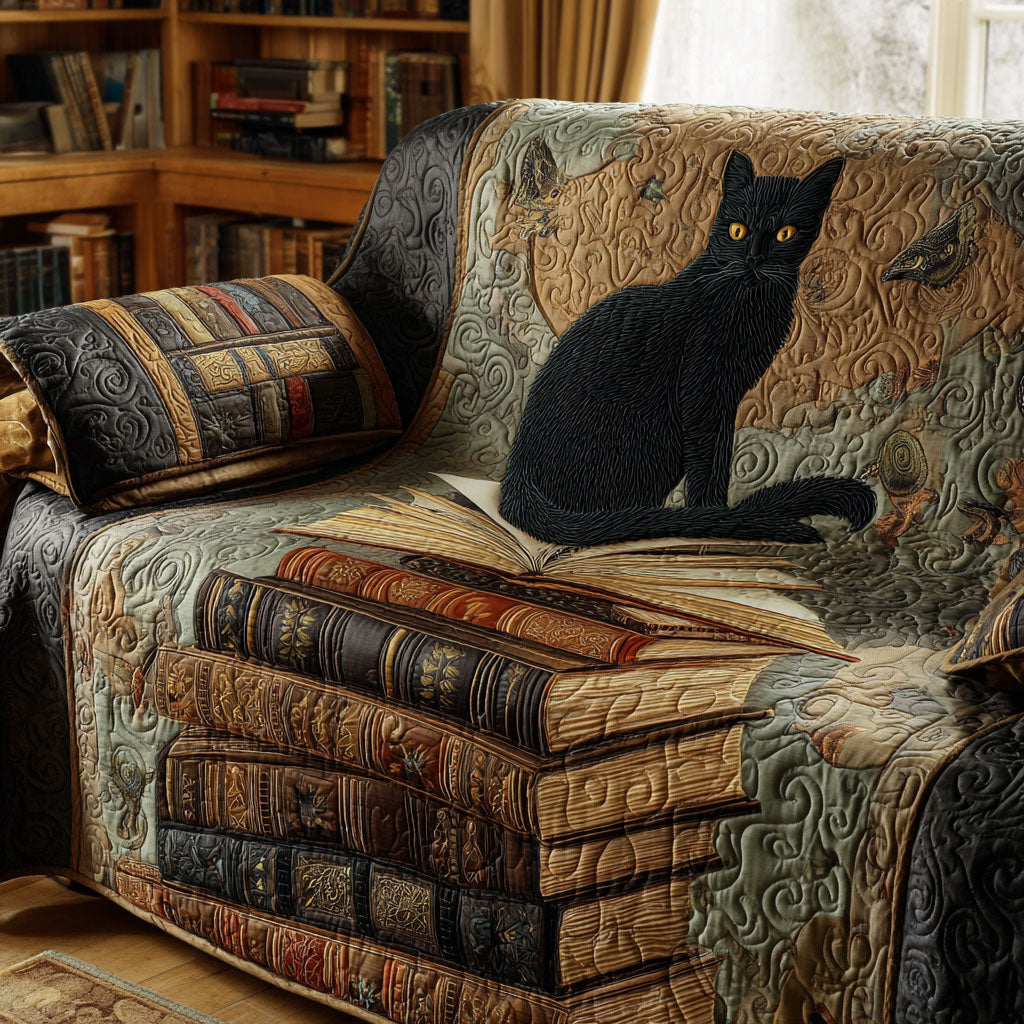 Læse Kattens Vatteret Sofa Cover