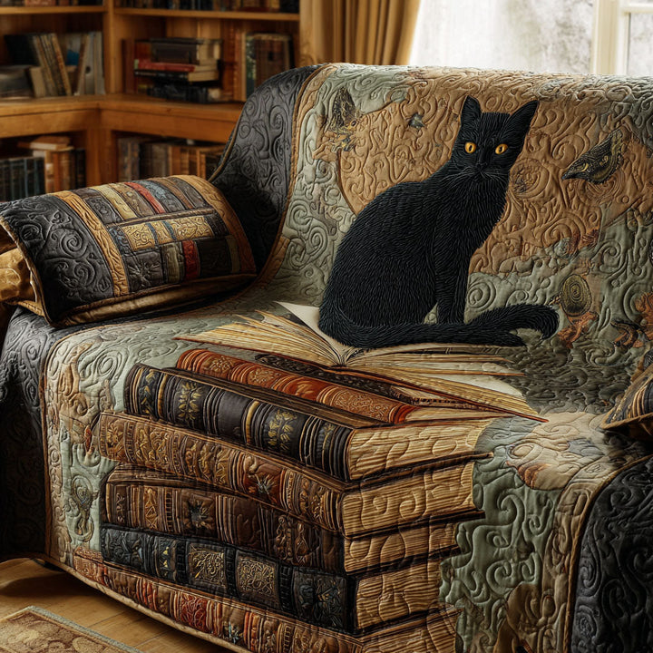 Læse Kattens Vatteret Sofa Cover