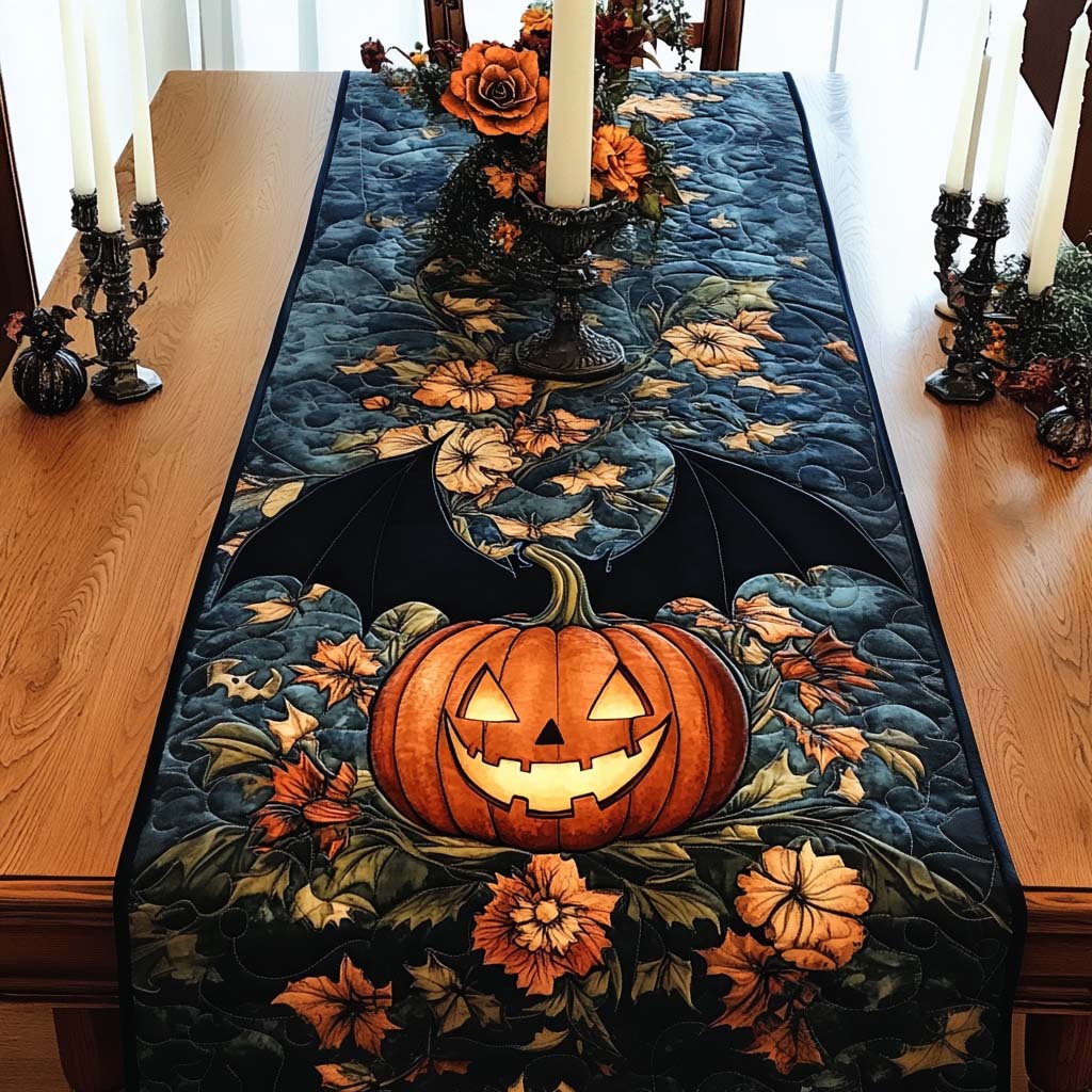 Halloween Quiltet Bordløber