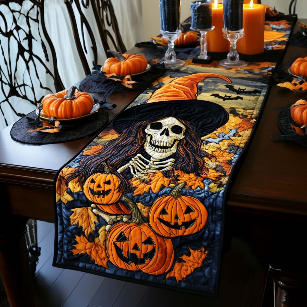 Halloween Quiltet Bordløber