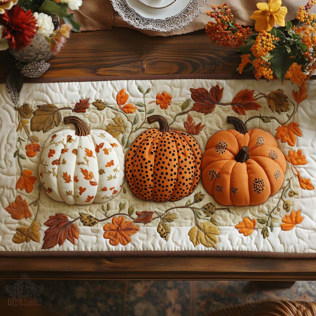 Efterårs Quilted Bordløber