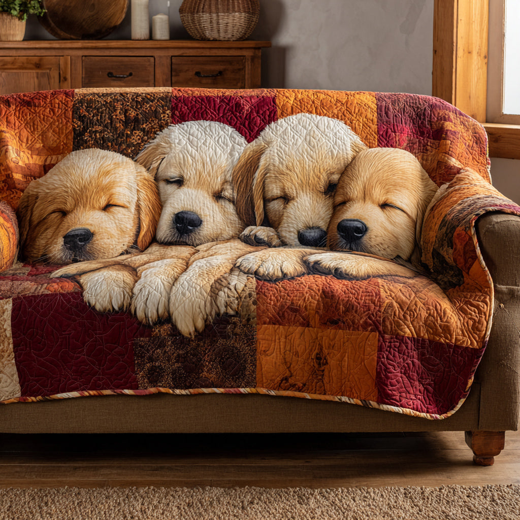 Valpe Golden Retriever Vatteret Sofadække