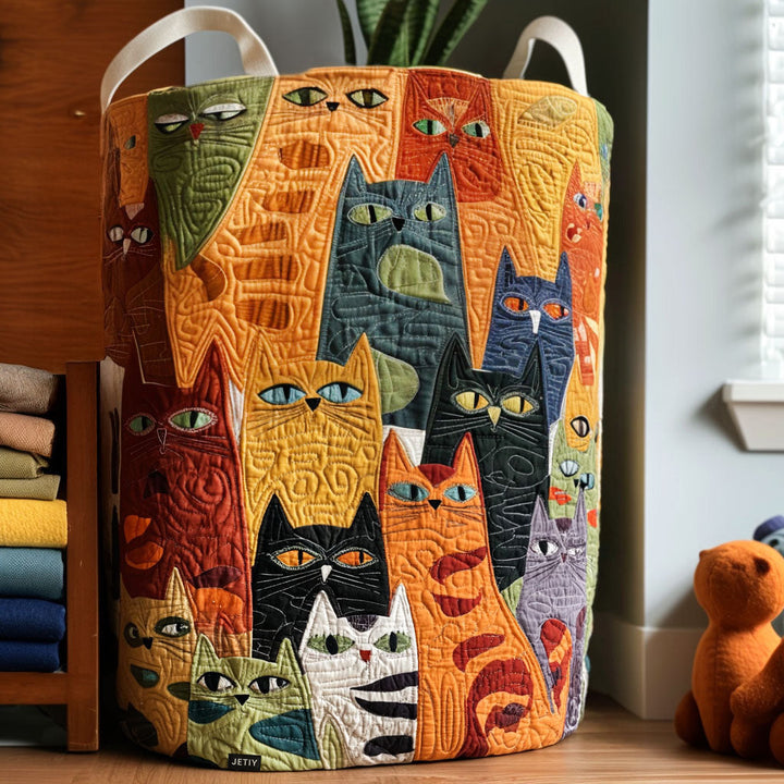 Kat Kunstner Quiltet Vasketøjskurv