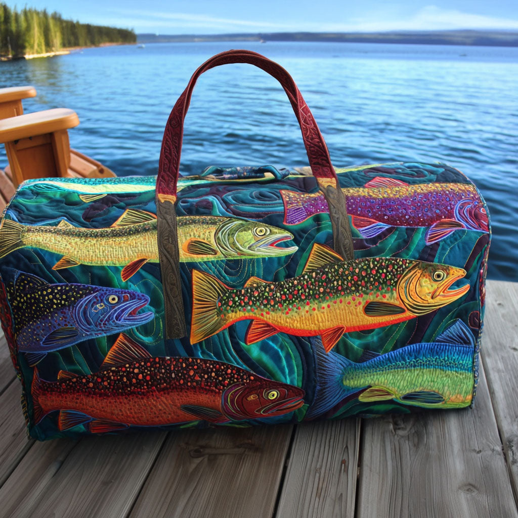 Fiskeri Quiltet Duffle Bag