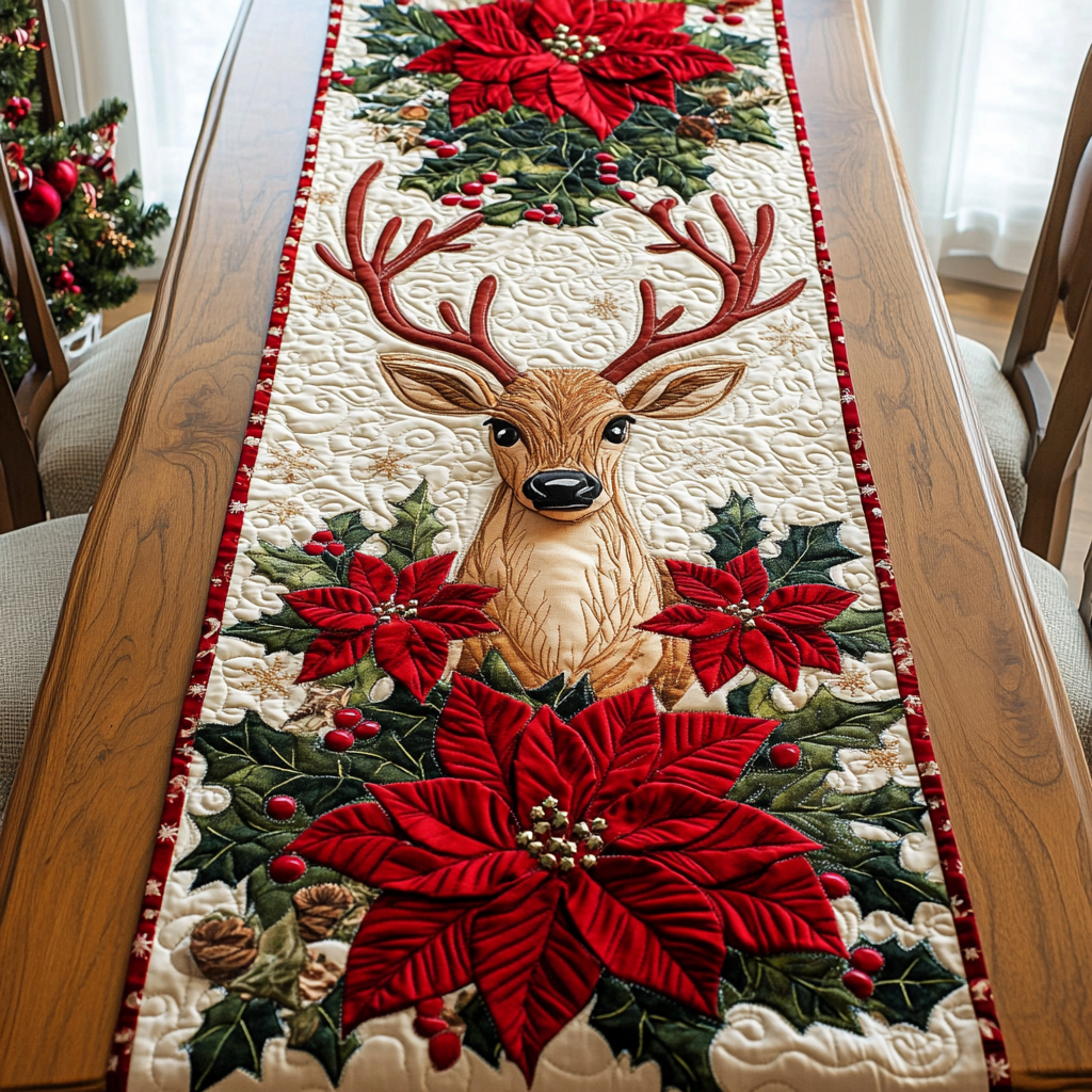 Rensdyrsleigh Tur Quilted Bordløber