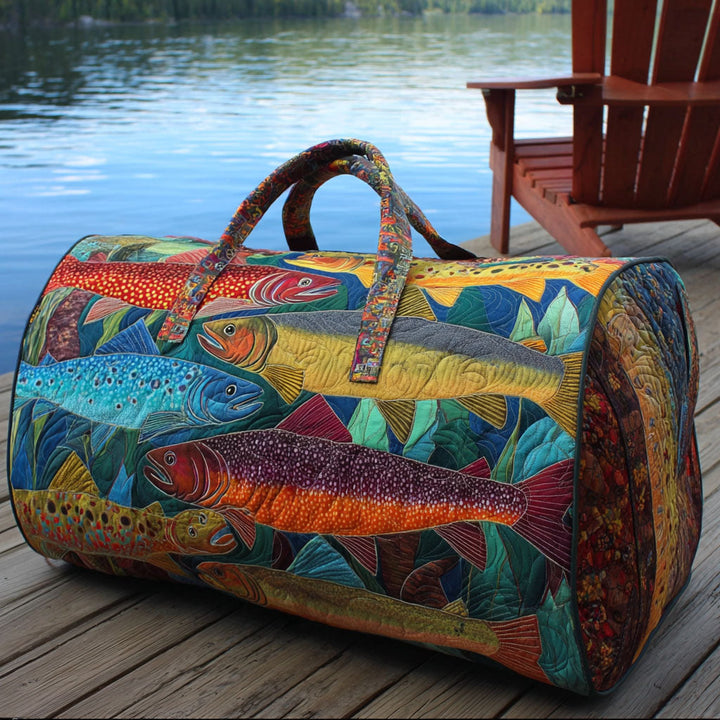 Fiskeri Quiltet Duffle Bag