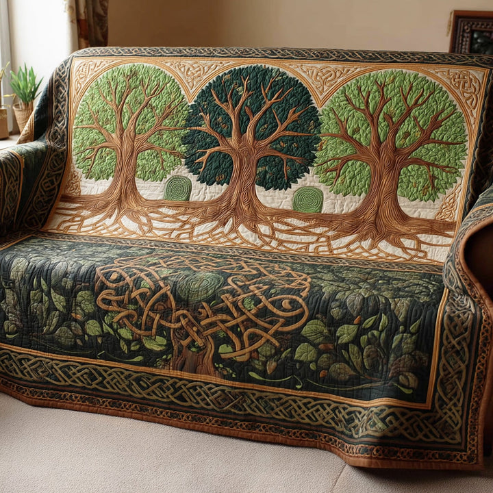 Livets Træ Quilted Sofa Betræk