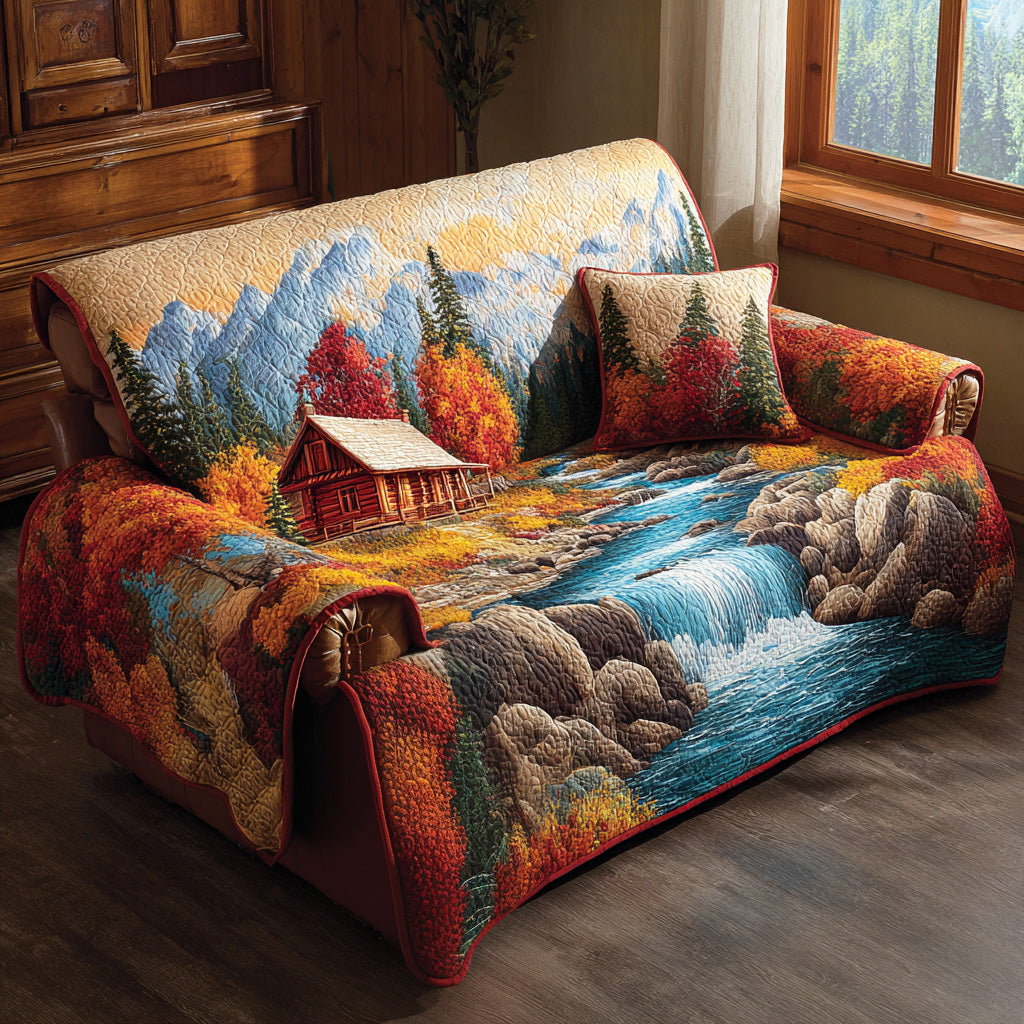 Skov Quilted Sofa Cover