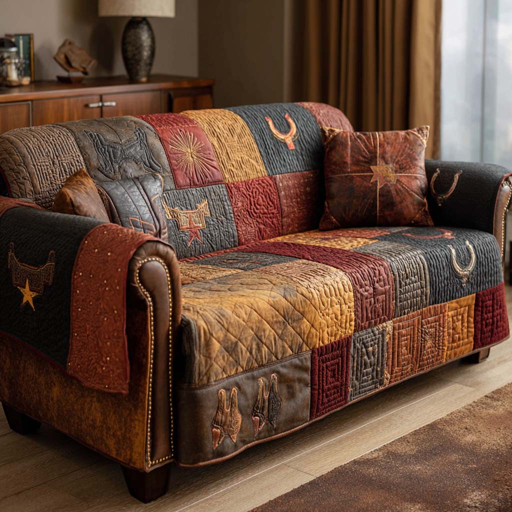 Rustik Rodeo Sadelsyet Sofaovertræk