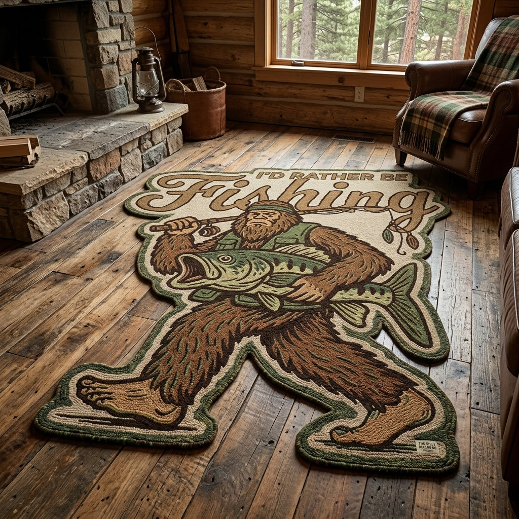 Sasquatch Woods Specialformet Tæppe