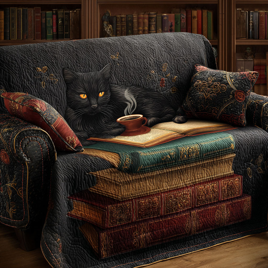 Læse Kattens Vatteret Sofa Cover