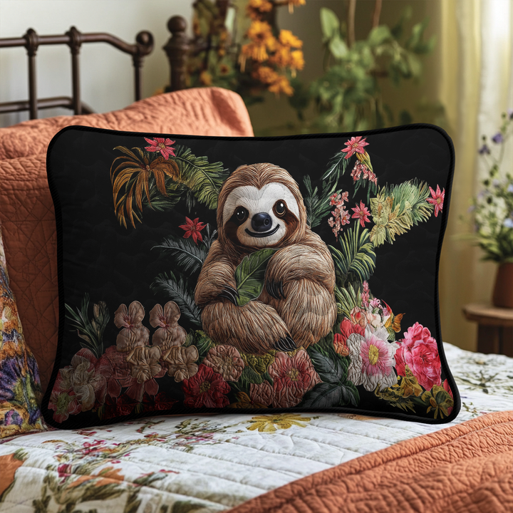 Sovende Kram Quilted Sengetøj Pude Betræk
