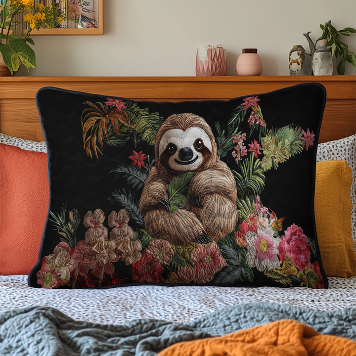 Sovende Kram Quilted Sengetøj Pude Betræk