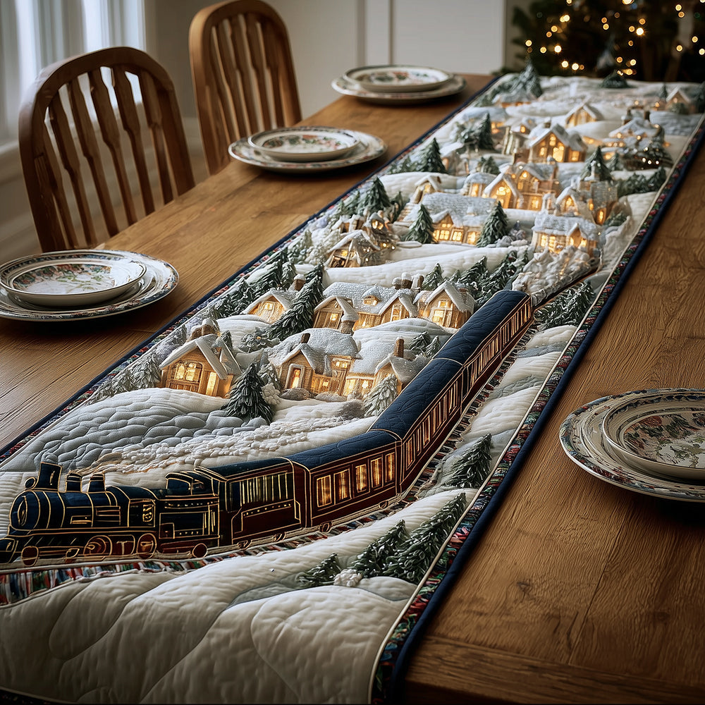 Vinter Tog Quilted Bordløber