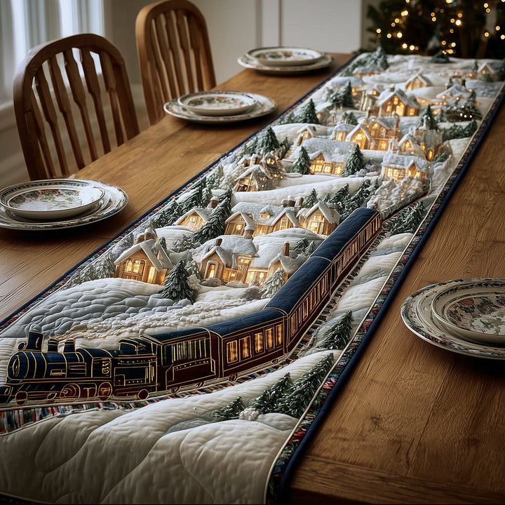 Vinter Tog Quilted Bordløber