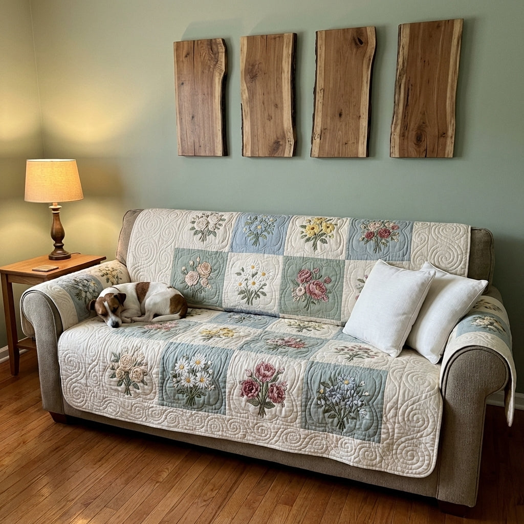 Blødt Have Quiltet Sofa Dække