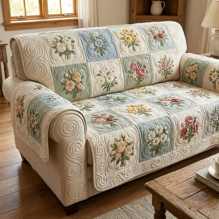 Blødt Have Quiltet Sofa Dække