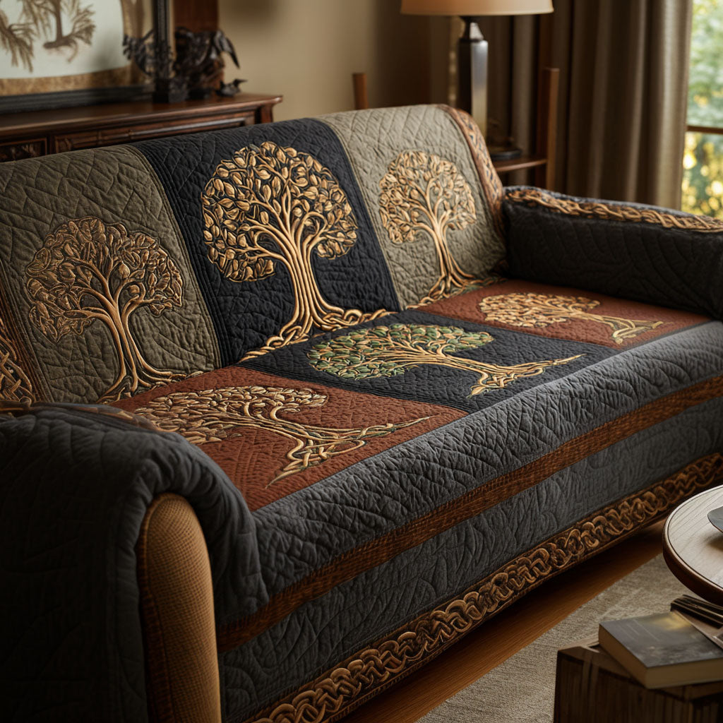 Soul Tree Quilted Sofa Cover