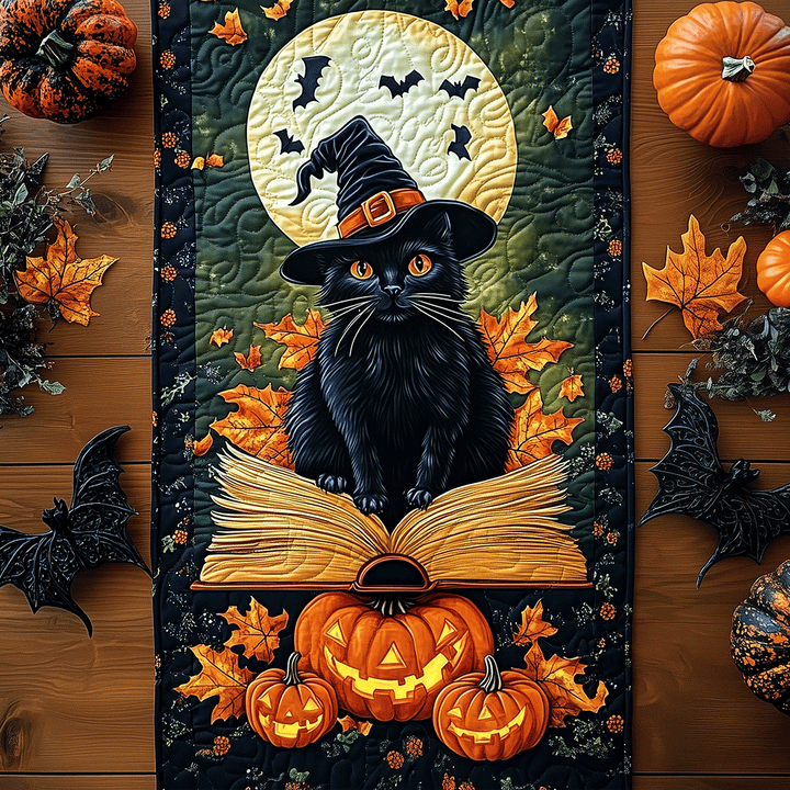 Halloween Quiltet Dækkeserviet