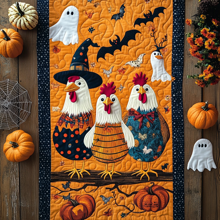 Halloween Quiltet Dækkeserviet