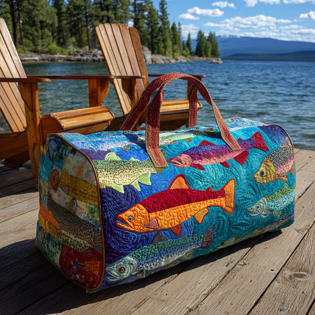 Fiskeri Quiltet Duffle Bag
