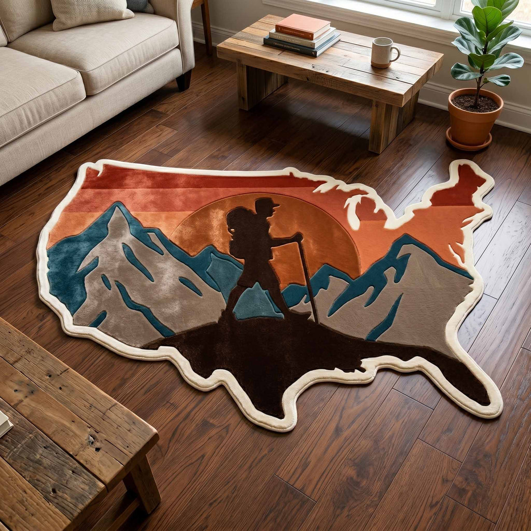 Summit Path Custom Shape Area Rug