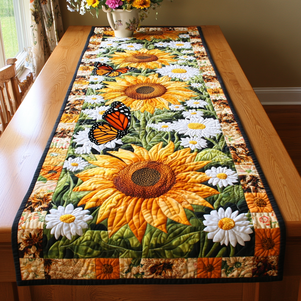 Solsikke Bliss Quilted Table Runner