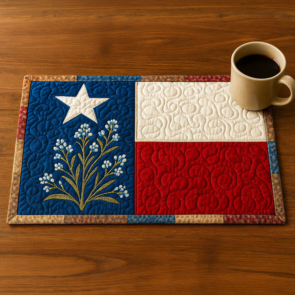 Texas Pride Quilted Placemat