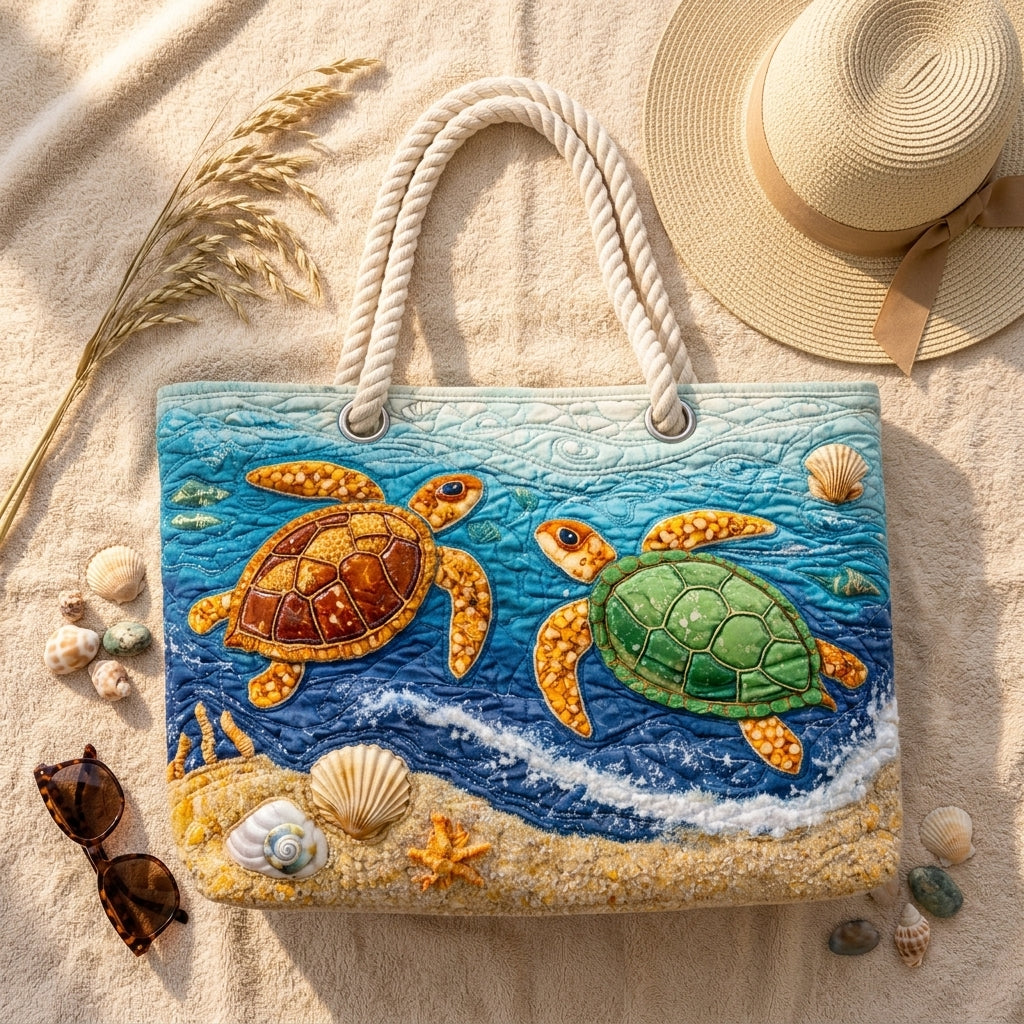 Strandtaske - Strandskildpadder