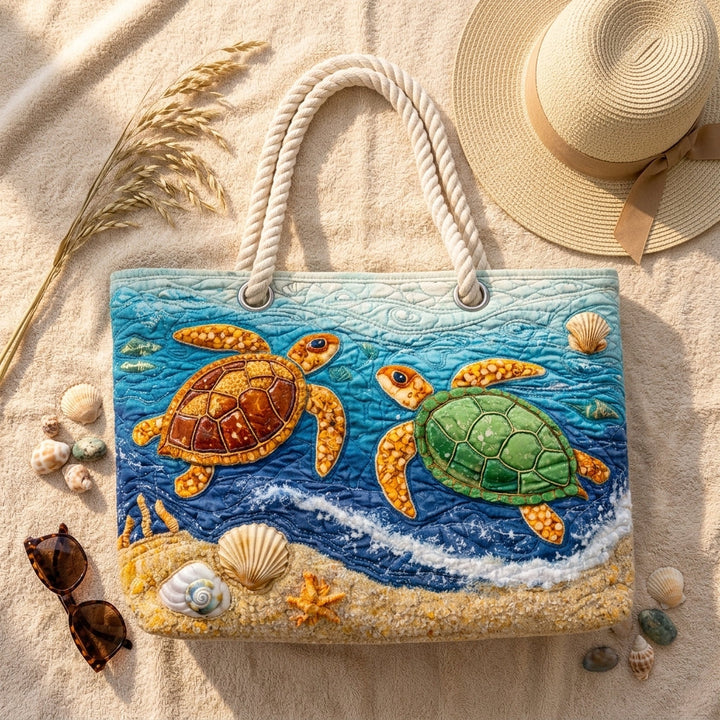 Strandtaske - Strandskildpadder