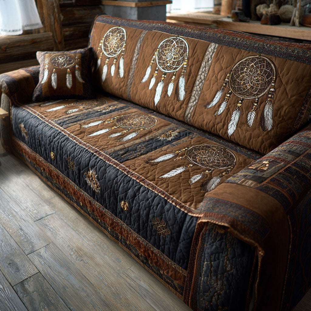 Tribal Nightwatch Quilted Sofa Cover