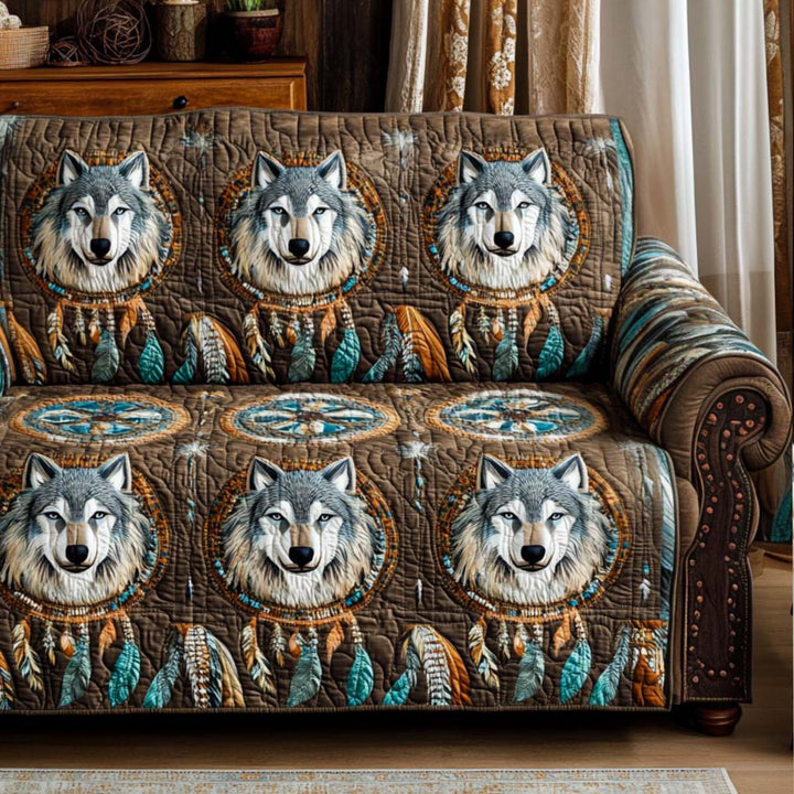 Native Quilted Sofa Cover