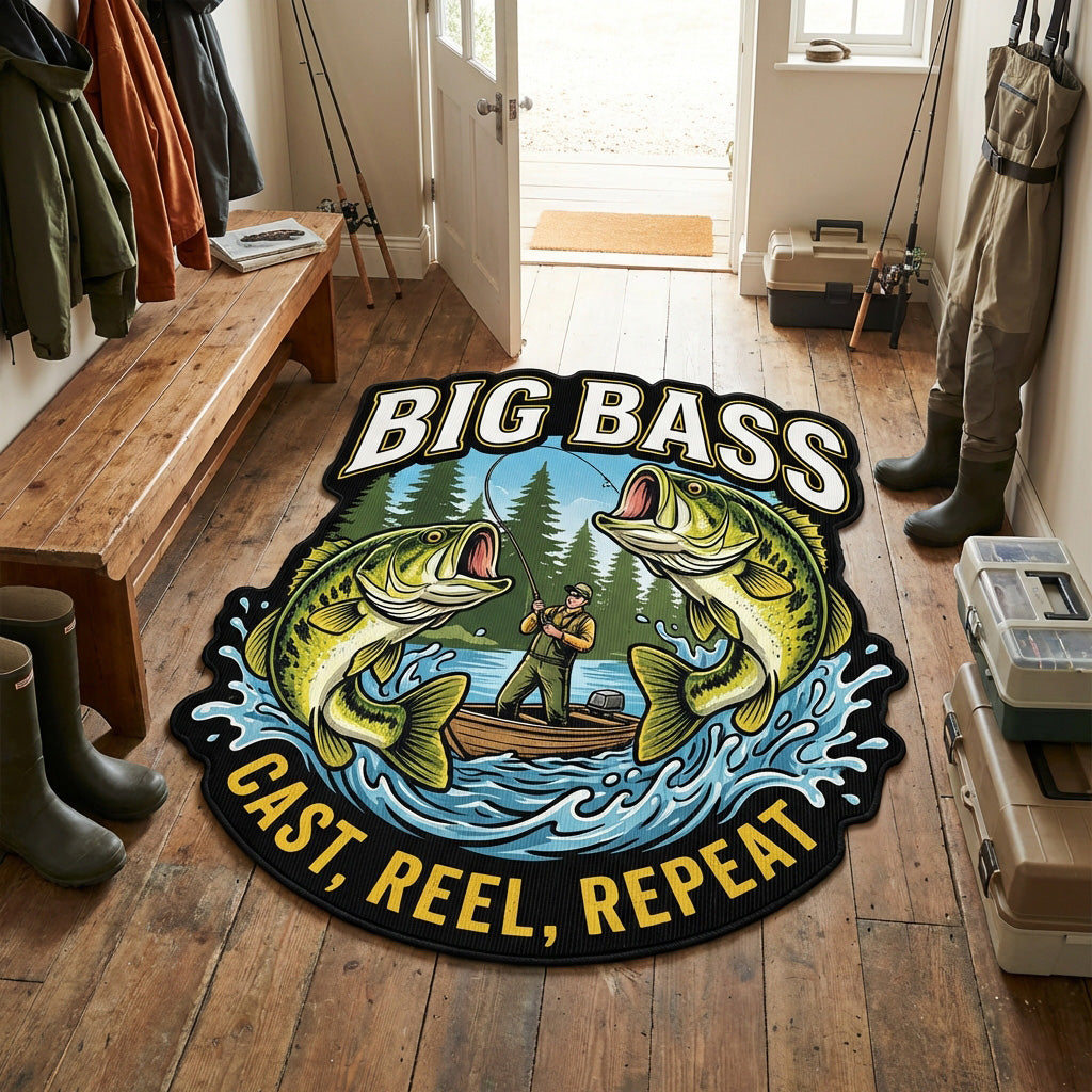 Trophy Bass Specialformet Tæppe