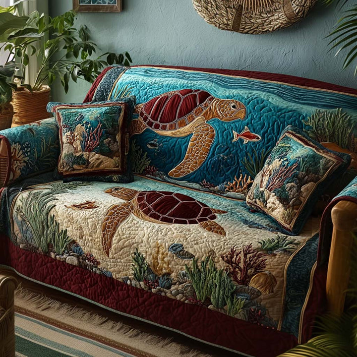 Skildpadde Quilted Sofa Cover