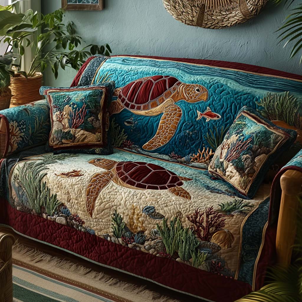 Turtle Harmony Polstret Sofa Dække
