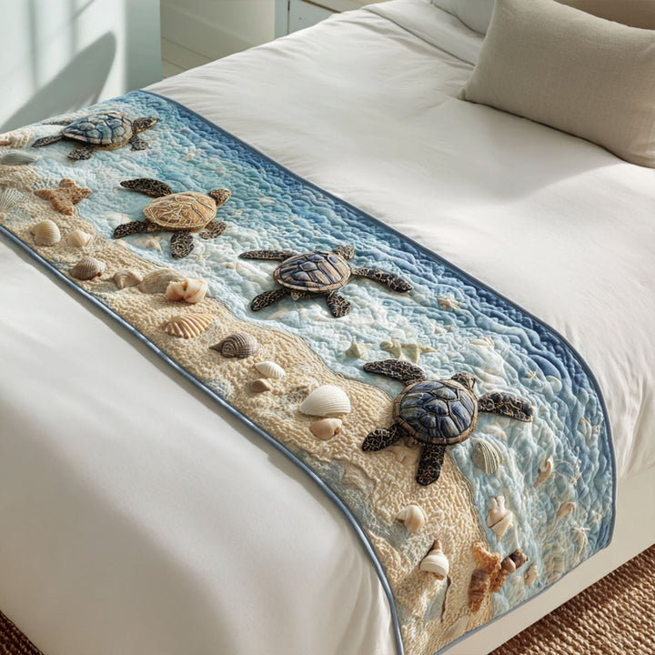 Skildpadde Quilted Bed Runner