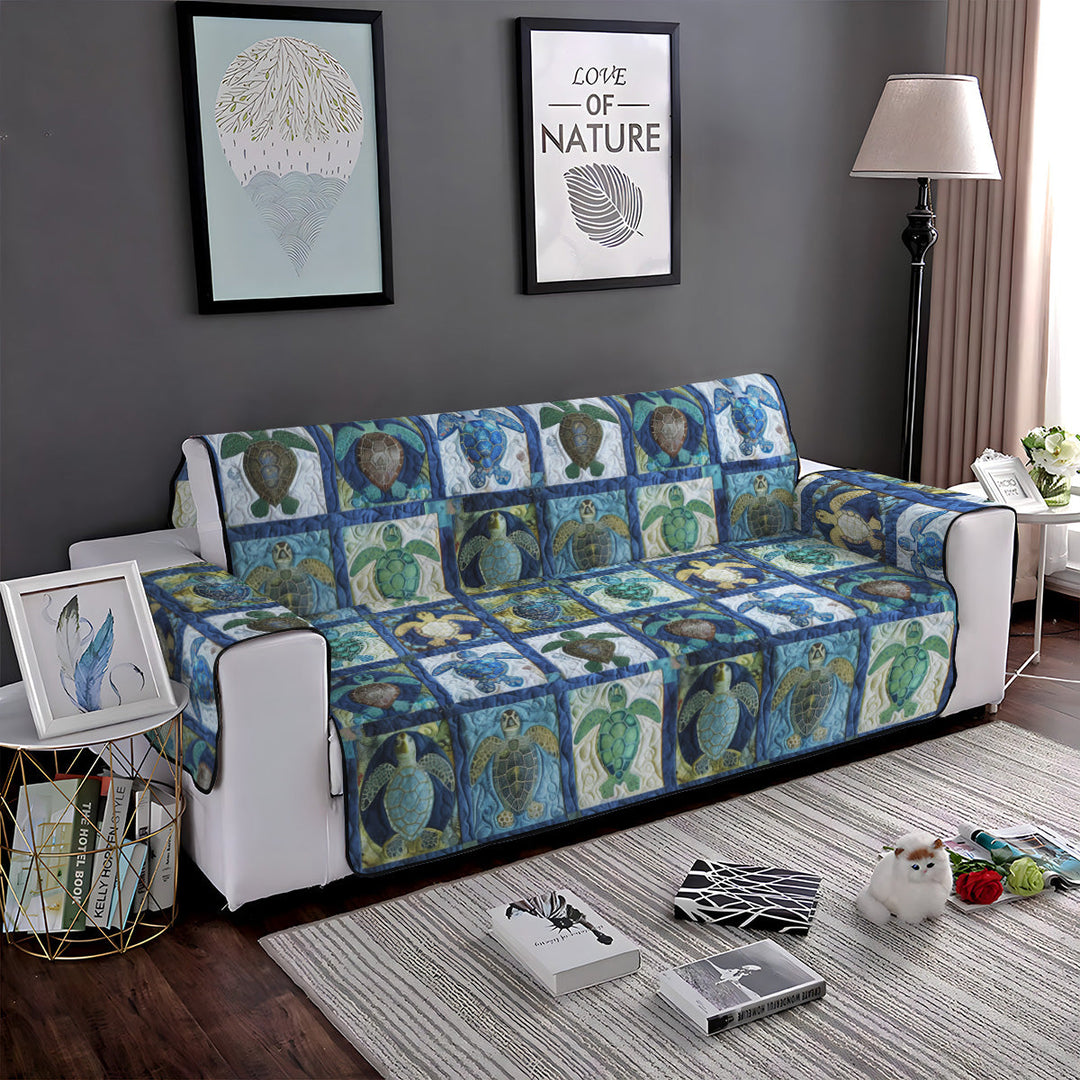 Skildpadde Tide Quiltet Sofa Dække