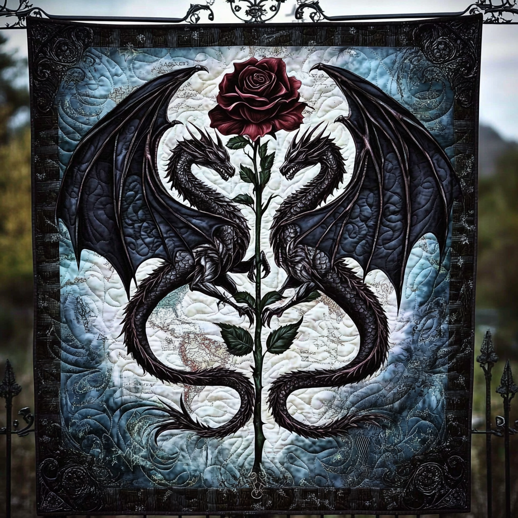 Twilight Embrace Quiltet Tæppe