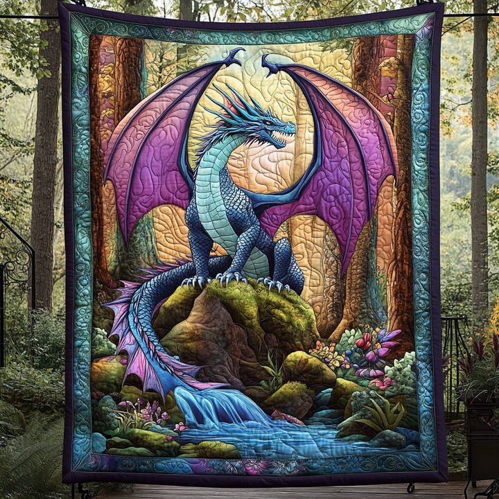 Twilight Fury Quiltet Tæppe