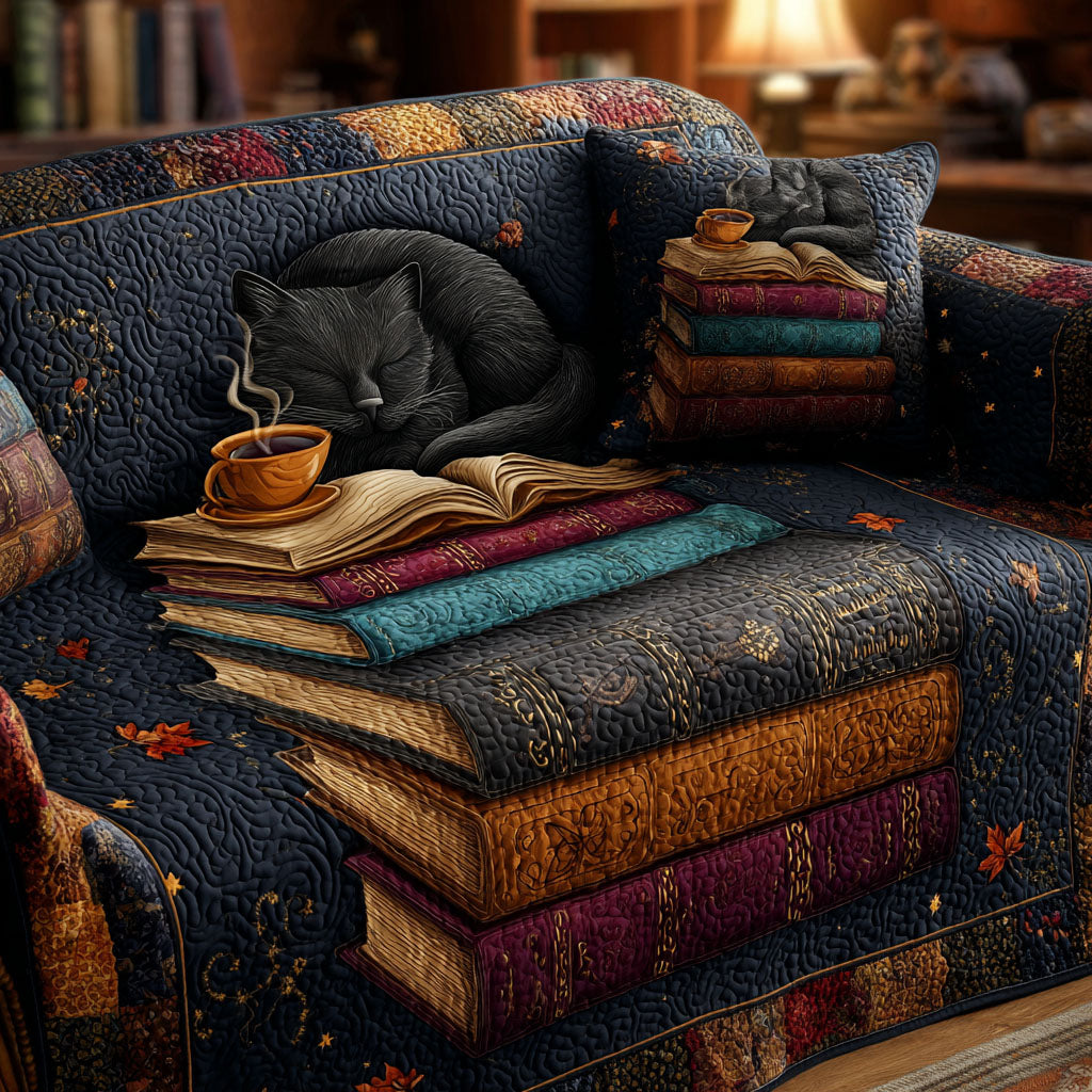 Velvet Bibliotek Quiltet Sofa Betræk