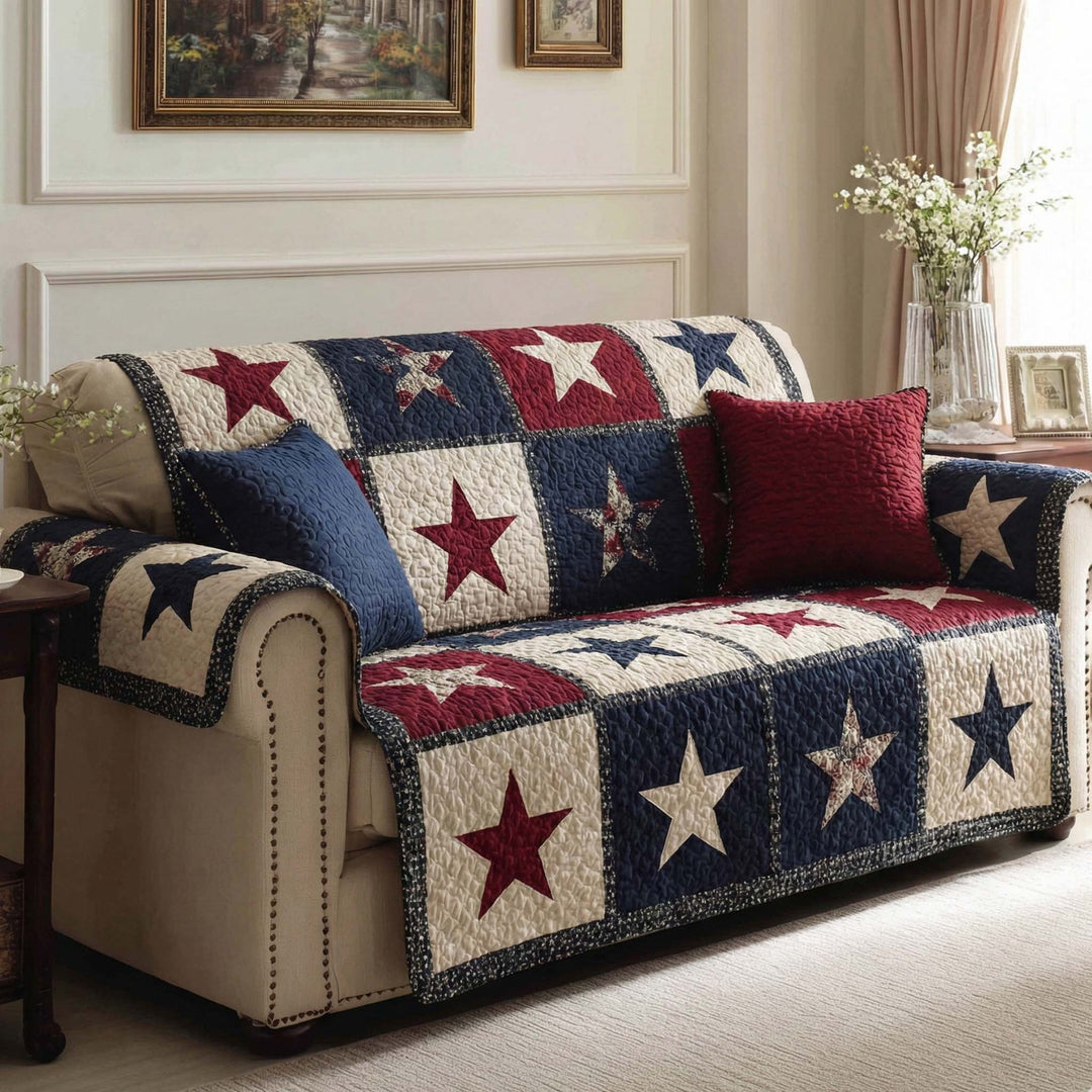 Americana Quiltet Sofa Betræk