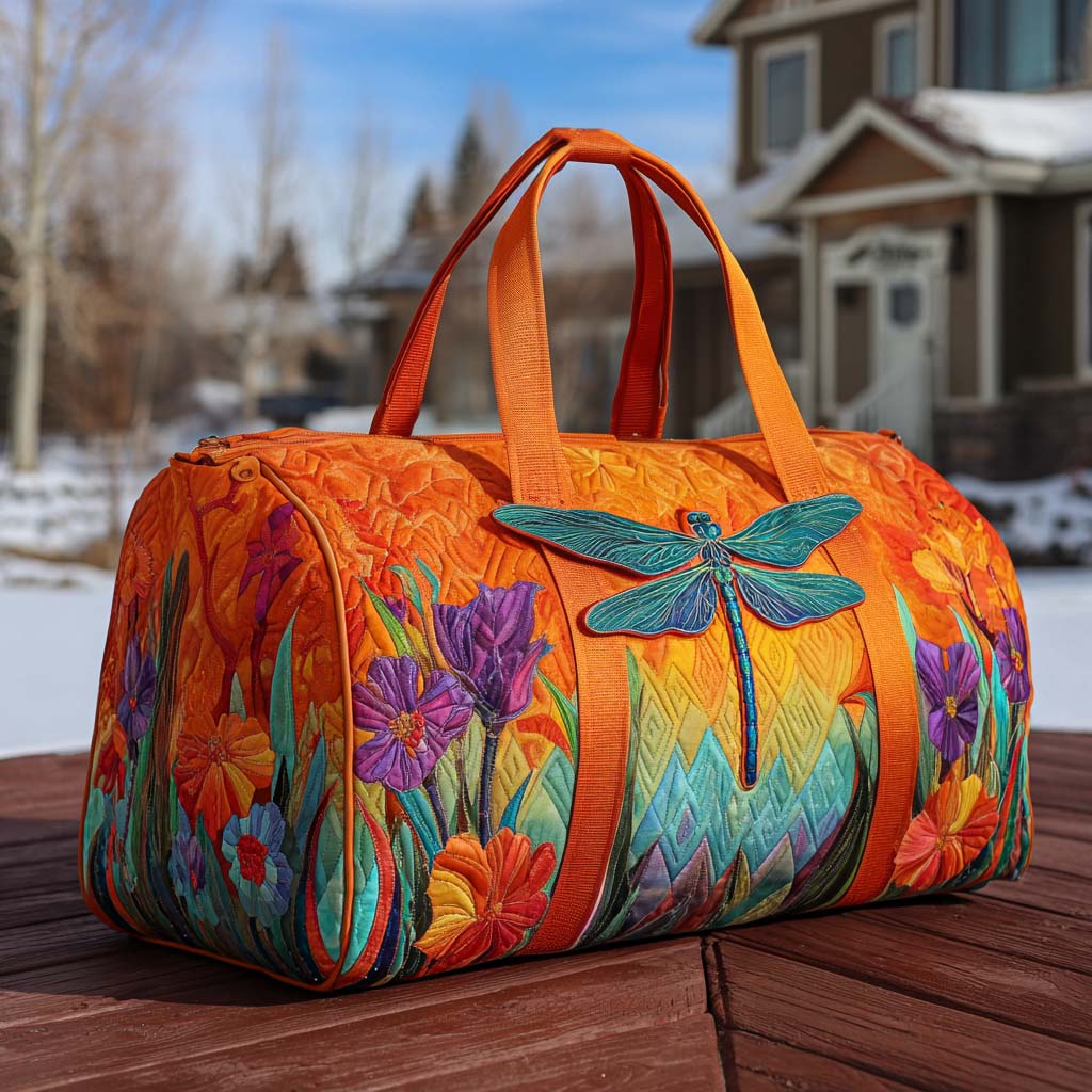 Vinger og Vildblomster Quiltet Duffle Bag