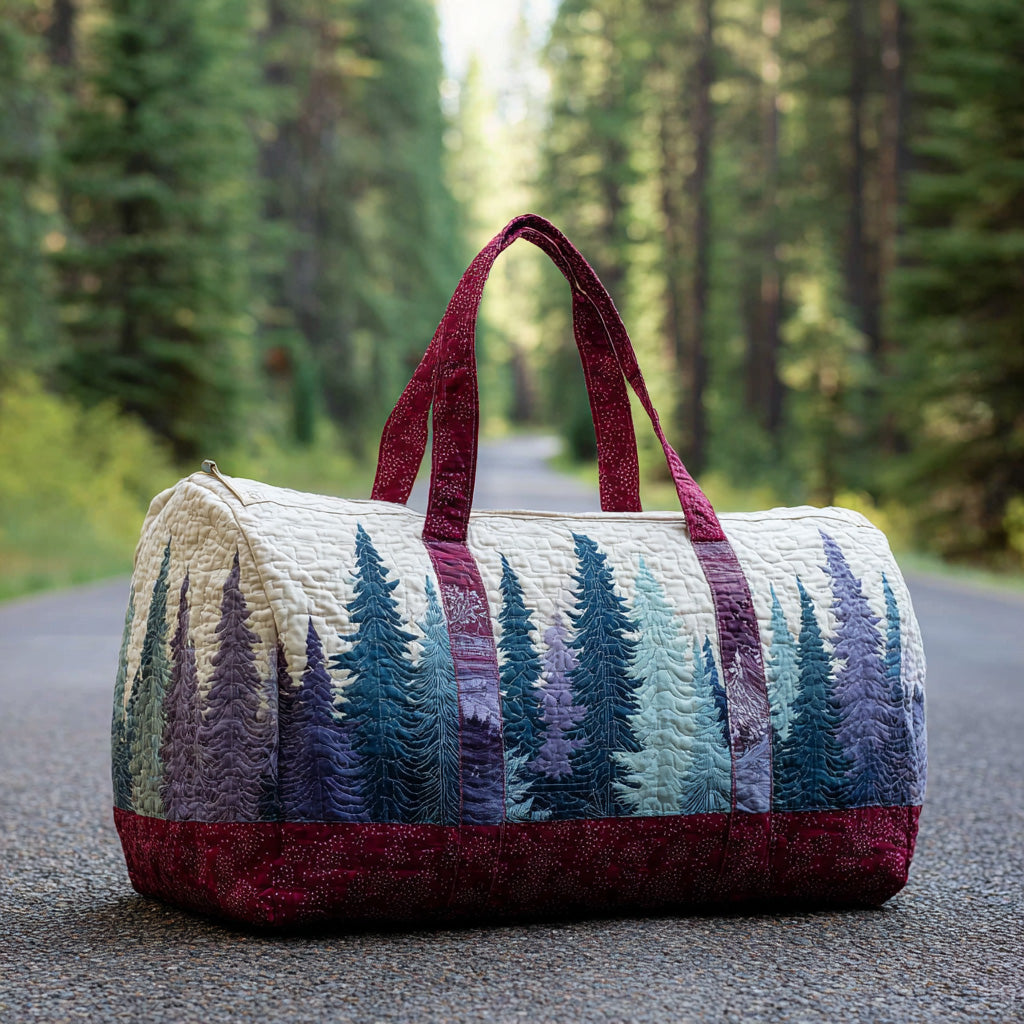 Vinter Skov Quiltet Duffel Taske