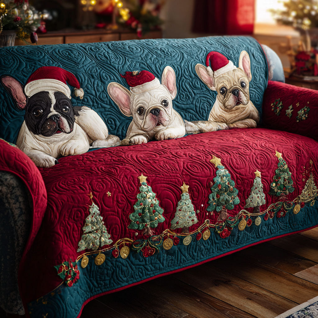 Vinter Franske Quilted Sofa Dække