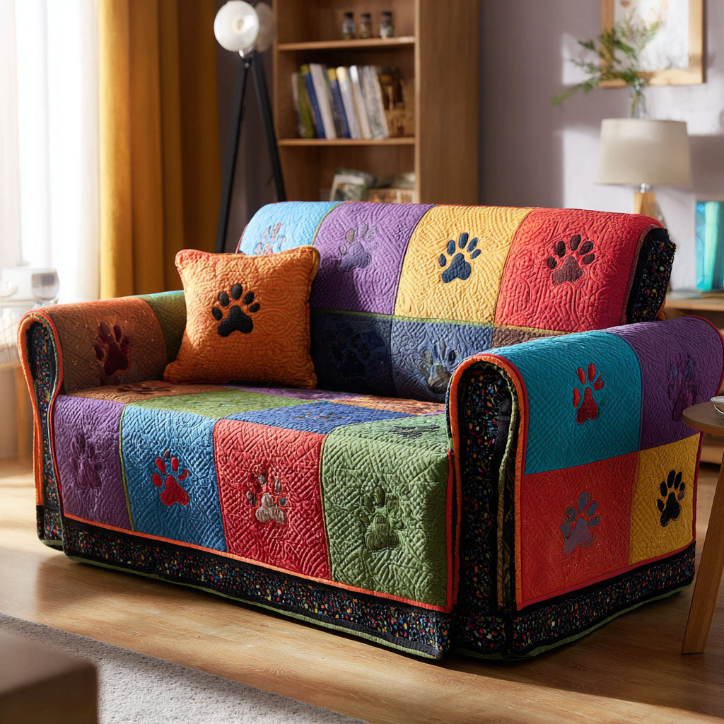 Vinter Pot Comforter Quilted Sofa Cover